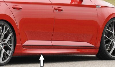 Rieger Tuning sideskirt Links Skoda Superb III 3T/3V