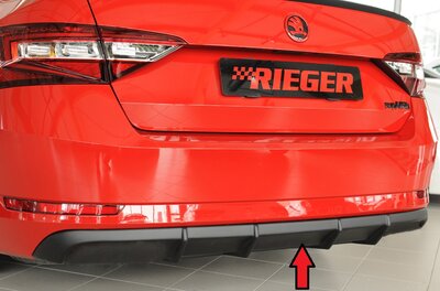 Rieger Tuning diffuser (voor originele elektrische trekhaak) Skoda Superb III 3T/3V
