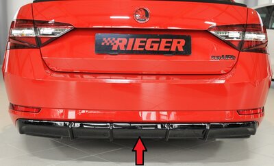 Rieger Tuning diffuser Skoda Superb III 3T/3V