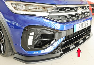 Rieger Tuning voorsplitter alleen voor R / R-Line VW T-Roc