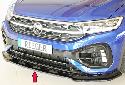 Rieger Tuning voorsplitter alleen voor R / R-Line VW T-Roc