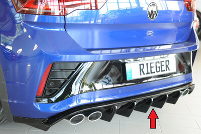 Rieger Tuning diffuser (voor auto's zonder trekhaak) VW T-Roc