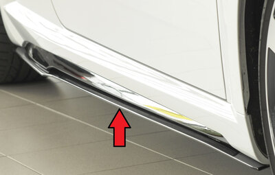 Rieger Tuning sideskirt aanzetstuk Rechts Audi TT / TTS / TTRS [8J]