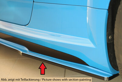 Rieger Tuning sideskirt aanzetstuk Links Audi TT / TTS / TTRS [8J]