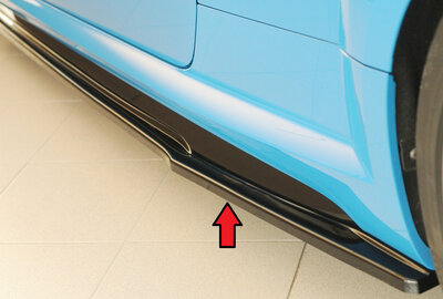 Rieger Tuning sideskirt aanzetstuk Links Audi TT / TTS / TTRS [8J]