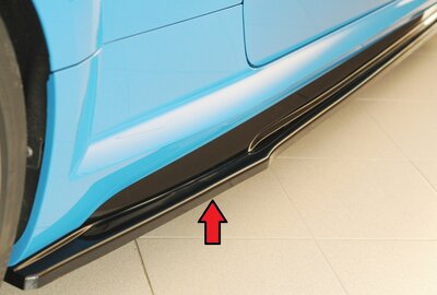 Rieger Tuning sideskirt aanzetstuk Rechts Audi TT / TTS / TTRS [8J]