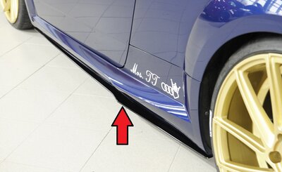 Rieger Tuning sideskirt aanzetstuk Links Audi TT / TTS / TTRS [8J]