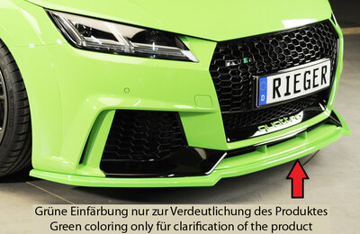 Rieger Tuning splitter Audi TTRS [8J]
