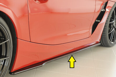 Rieger Tuning sideskirt aanzetstuk Rechts BMW Z4 G29