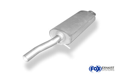 Fox Sportuitlaat Alfa Romeo 147 voor de uitlaatdemper