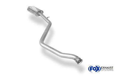 Fox Sportuitlaat Peugeot 306 voordemper