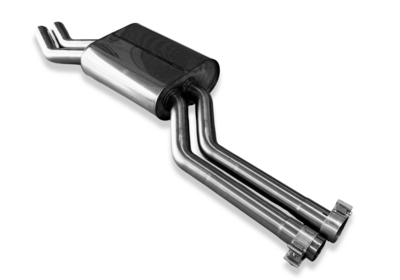Fox Sportuitlaat Mercedes W123/S123 - middendemper voor 4- en 6-cilindermotoren