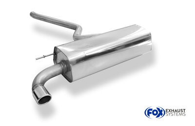 Fox Sportuitlaat BMW F20/21 - 116i Achterdemper - 1x76 Type 16