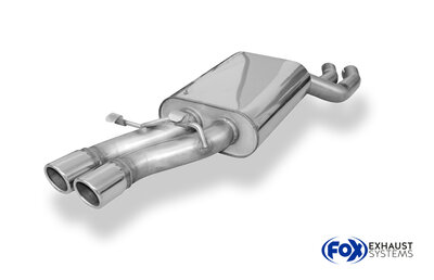 Fox Sportuitlaat Audi 200 Type 44Q quattro achterdemper - 2x70 Type 16