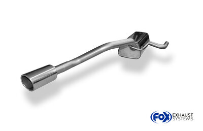 Fox Sportuitlaat Mazda 3 BL - Benzine Achterdemper - 1x100 Type 16