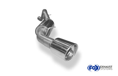 Fox Sportuitlaat Mazda 3 BL - Diesel Achterdemper - 1x 100 Type 17