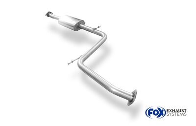 Fox Sportuitlaat Mazda 323 Type BG voordemper