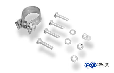 Fox Sportuitlaat Vervangingspijp voor de voordemper van een Mazda 323 Type BG