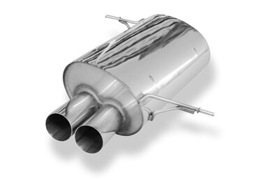 Fox Sportuitlaat BMW E36 316i/318Ti compacte achterdemper - 2x76 Type 10