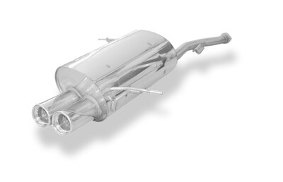 Fox Sportuitlaat BMW E36 316Ti achterdemper - 2x80 Type 13