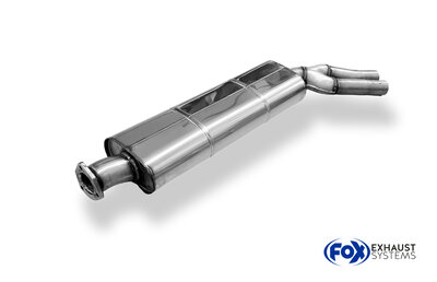 Fox Sportuitlaat BMW E28 520i zonder katalysator, voordemper met stekkerverbinding