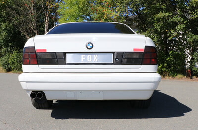Fox Sportuitlaat BMW E34 525i/530i/535i Achterdemper - 2x76 Type 14