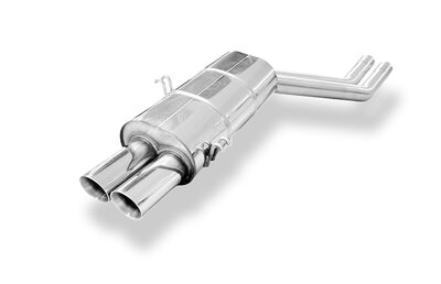 Fox Sportuitlaat BMW E34 540i achterdemper &Oslash;2x63,5mm - 2x76 Type 25