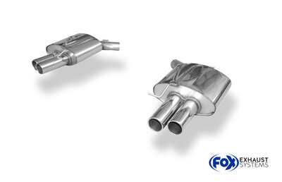 Fox Sportuitlaat BMW F10 535i achterdemper rechts/links - 2x80 type 12 rechts/links