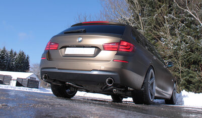 Fox Sportuitlaat BMW F11 535d Achterdemper rechts/links enkele uitlaat - 1x100 Type 25 rechts/links