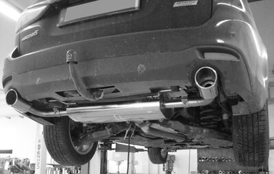 Fox Sportuitlaat Mazda 6 - GJ Estate Achterdemper Dwarsuitlaat Rechts/Links - 1x100 Type 16 Rechts/Links