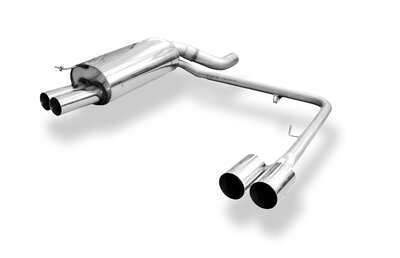 Fox Sportuitlaat BMW E65 735i/745i Achterdemper, rechter/linker uitlaat - 2x80 Type 10 rechts/links