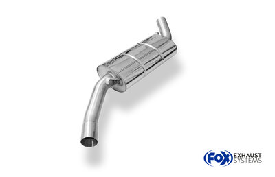 Fox Sportuitlaat Audi 80/90 Type 81 middendemper