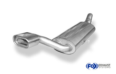 Fox Sportuitlaat Audi 80/90 Type 81 achterdemper - 135x80 Type 53