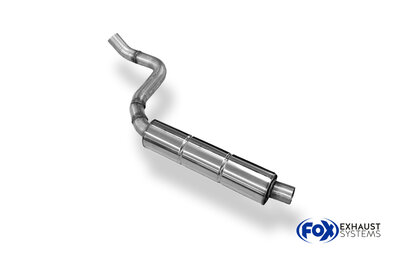 Fox Sportuitlaat Audi A2 - 1.6l voor geluiddemper