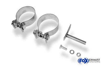 Fox Sportuitlaat Audi S3 Type 8L Achterdemper &Oslash;70mm - 2x76 Type 13