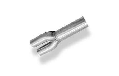 Fox Sportuitlaat Audi S4/ RS4 B5 verbindingsbuis 90mm/2x76mm met adapter 2x76mm