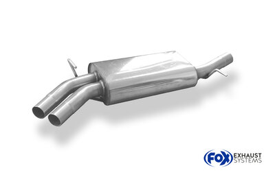 Fox Sportuitlaat Audi A4 Type B6/B7/8H voordemper
