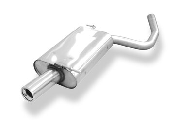 Fox Sportuitlaat Audi A4 Type B7 Achterdemper - 1x80 Type 13