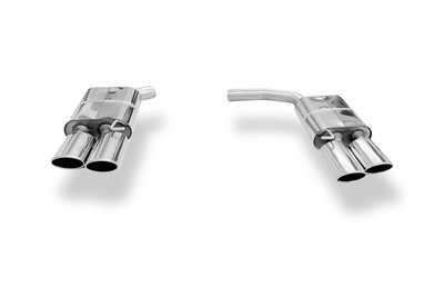 Fox Sportuitlaat Audi A4/A5 quattro TDI - Rieger achterdemper rechts/links voor dubbele uitlaat - 2x115x85 type 32 rechts/links - past op de achterste inzet.