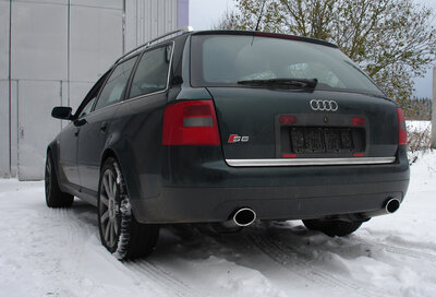 Fox Sportuitlaat Audi A6/S6 Type 4B quattro achterdemper rechts/links - 115x85 Type 32 rechts/links
