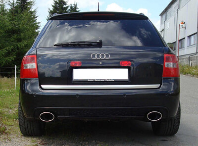 Fox Sportuitlaat Audi A6/S6 Type 4B quattro achterdemper rechts/links - 140x90 Type 32 rechts/links voor originele RS6 bumper