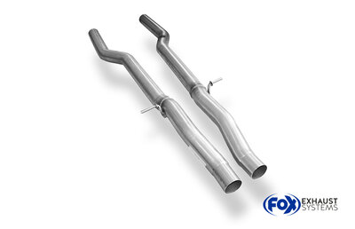 Fox Sportuitlaat Audi RS6 4F voordemper vervangingspijp rechts/links