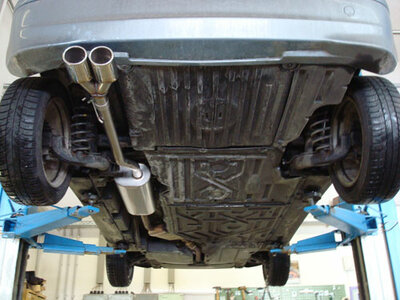 Fox Sportuitlaat Mercedes A-Klasse W168 Diesel Achterdemper - 2x88x74 Type 32