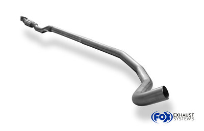 Fox Sportuitlaat Vervangingspijp voor de voordemper van de Opel Adam S