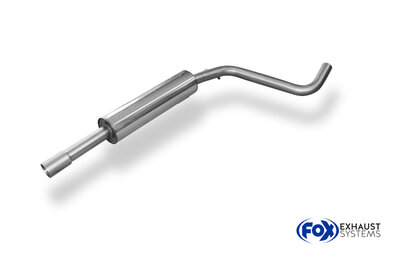 Fox Sportuitlaat Seat Arosa 6H/ VW Lupo 6X voordemper