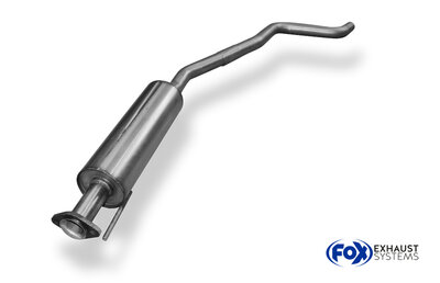 Fox Sportuitlaat Opel Astra F Caravan voordemper