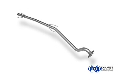 Fox Sportuitlaat Vervangingspijp voor de voordemper van de Opel Astra G