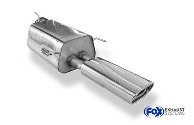 Fox Sportuitlaat Opel Astra G Sedan Achterdemper &Oslash;60mm - 135x80 Type 53