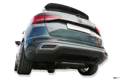 Fox Sportuitlaat Seat Ateca 4x2 - FP Achterdemper rechts/links - Uitlaatpijp niet zichtbaar