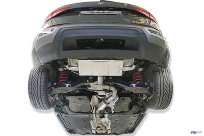 Fox Sportuitlaat Seat Ateca 5FP - 4x4 Facelift Achterdemper dwarsuitlaat rechts/links - Uitlaatpijpen achter de bumper